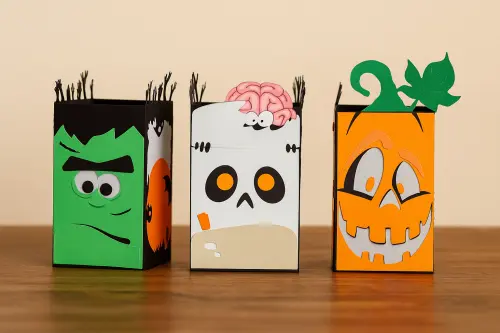 Dia das Bruxas | Kit 06 Caixas Doces e Travessuras para decoraç?