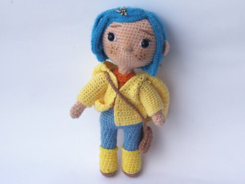 Amigurumi | Boneca Coraline