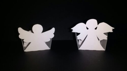 Anjos | Kit 40 Forminhas de Doce Personalizada