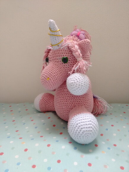 Amigurumi Unicórnio