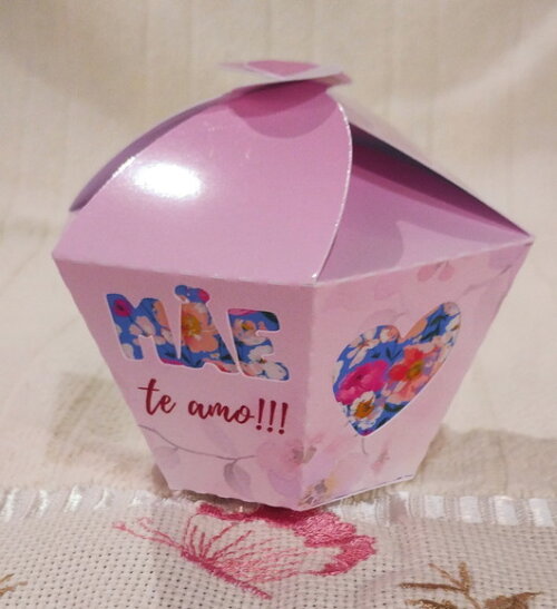 Arquivo de Corte Dia das Mães Caixa Decorada
