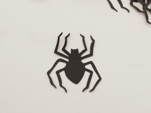 Dia das Bruxas | Kit 35 Apliques/recortes de Aranhas
