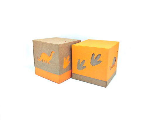Dinossauro | Kit 20 Caixas Cubo