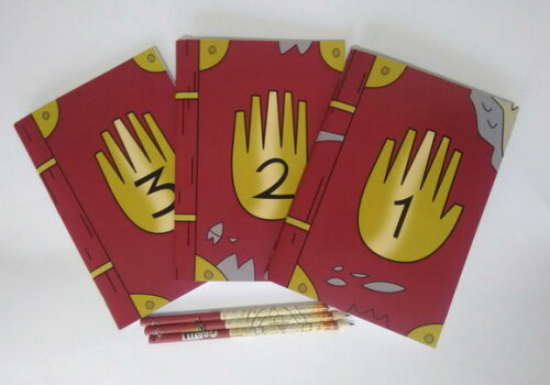 Gravity Falls | Kit 05 Cadernos Personalizados