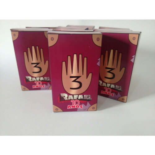 Gravity Falls | Kit 20 Caixinhas Personalizadas para Doces