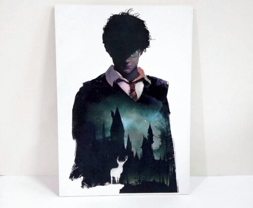 Harry Potter | Kit Quadro, Lanterna e Marca Páginas