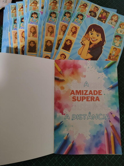 Kit 15 Álbuns Personalizados | Lembrancinha Festa Infantil