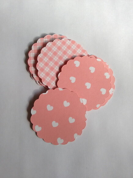 Kit 25 Círculos Escalopes