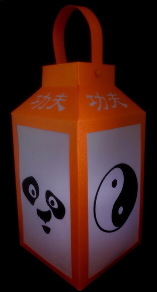 Kung Fu Panda | Kit 05 Lanternas Decorativas Personalizadas