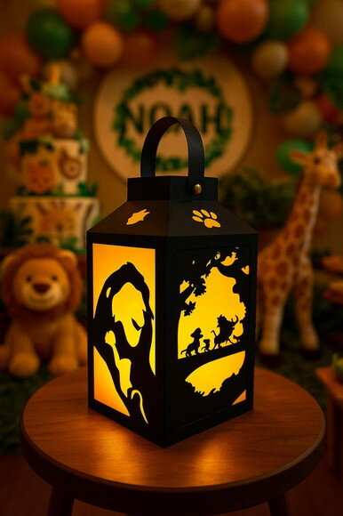 Rei Leão | Lanterna Decorativa para Festa