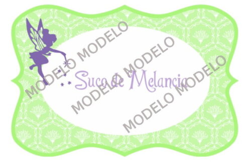 Sininho | Kit 10 Adesivos p/ Suqueira Tinker Bell