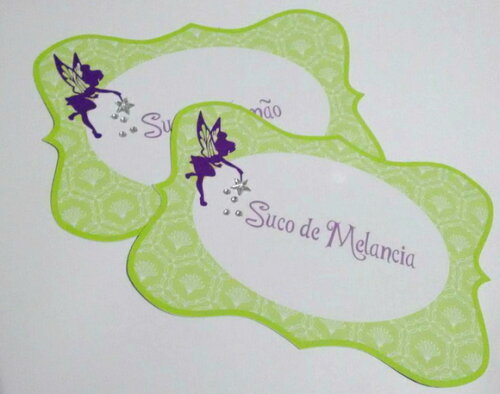 Sininho | Kit 10 Adesivos p/ Suqueira Tinker Bell