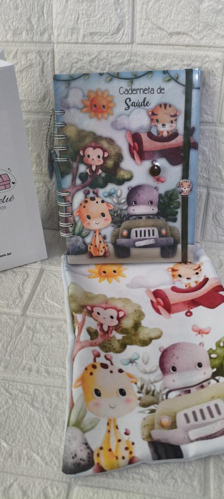 Caderneta Personalizada tema Safari