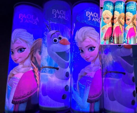 20 Luminarias de Led para Festa - Festa Frozen