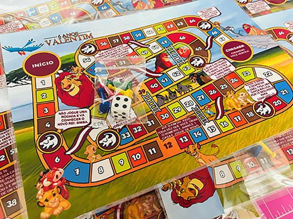 20 Jogo de Tabuleiro Personalizado Rei Leão