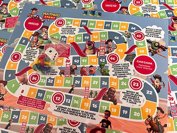 20 Jogo de Tabuleiro Personalizado Toy Story