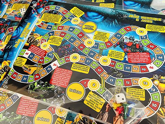 20 Jogo de Tabuleiro Festa Transformers
