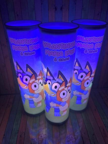 20 Luminarias de Led para Festa - Festa Bluey