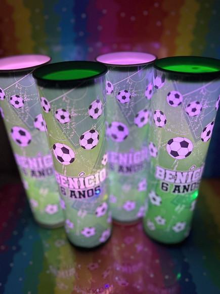 20 Luminarias de Led para Festa - Futebol