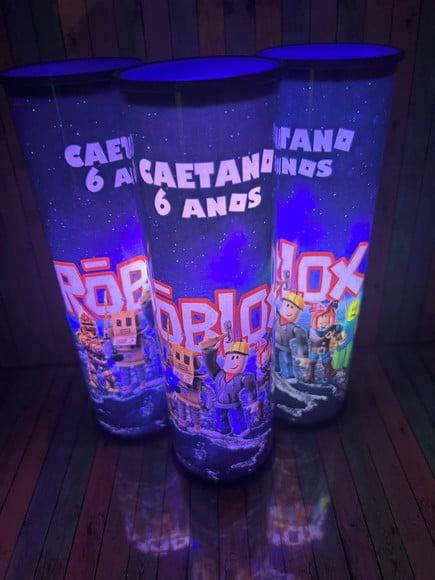 20 Luminarias de Led para Festa - Festa Roblox