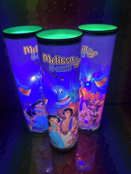 20 Luminarias de Led para Festa - Festa Aladdin e Jasmine