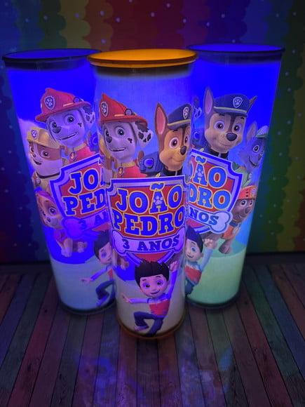 20 Luminarias de Led para Festa - Festa Patrulha Canina