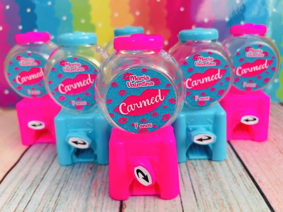 20 Mini Baleiro Candy Machine Festa Carmed
