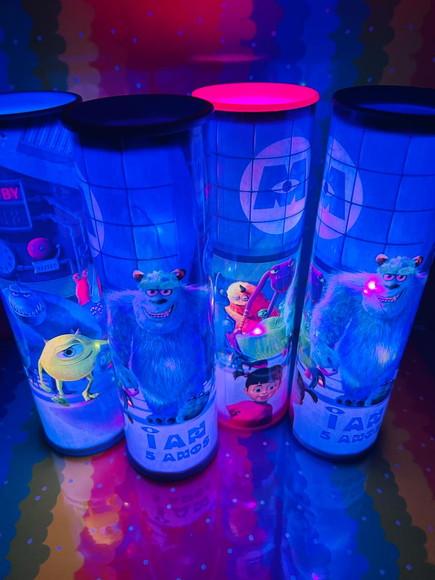 20 Luminarias de Led para Festa - Festa Monstros Sa