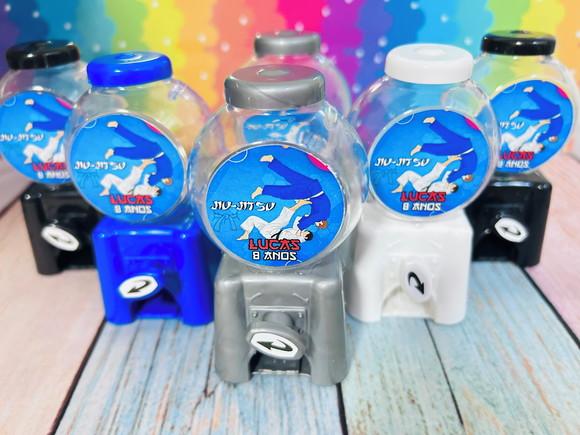 20 Mini Baleiro Candy Machine Personalizado Jiu-jitsu