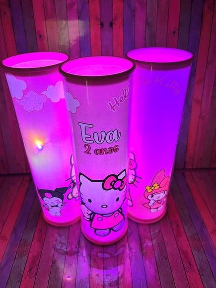 20 Luminarias de Led para Festa - Festa Hello Kitty