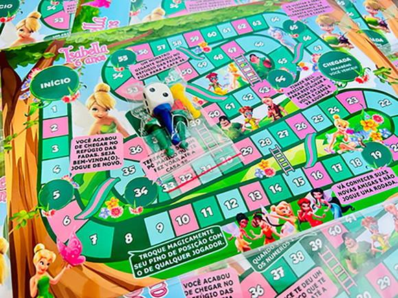 20 Jogo de Tabuleiro Tinker Bell - Lembrancinha