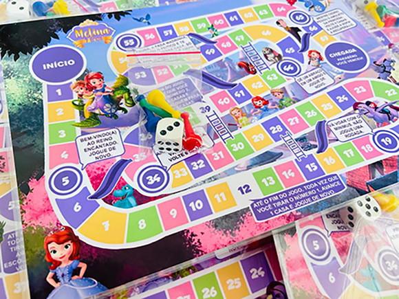20 Jogo de Tabuleiro Princesinha Sofia - Lembrancinha