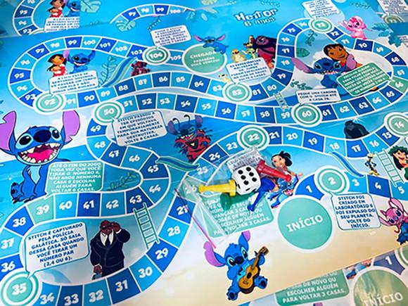 20 Jogo de Tabuleiro Festa Stitch