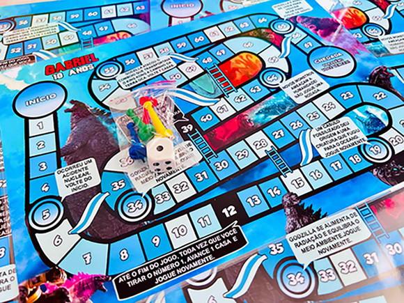 20 Jogo de Tabuleiro Godzilla - Lembrancinha