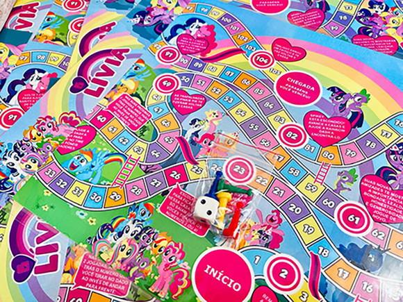 20 Lembrancinha My Little Poney - Jogo de Tabuleiro