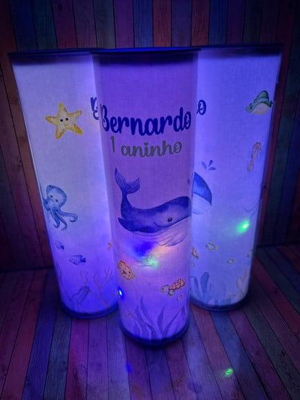 20 Luminarias de Led para Festa - Festa Fundo do Mar