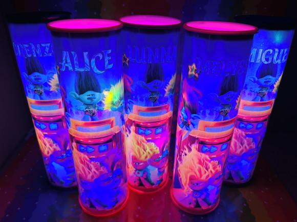 20 Luminarias de Led para Festa - Festa Trolls
