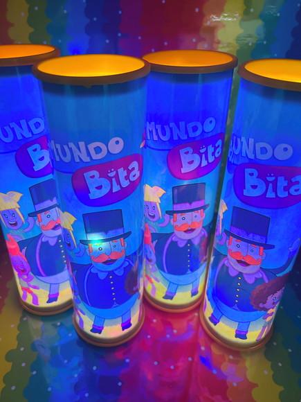 20 Luminárias de Led para Festa - Festa Mundo Bita