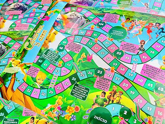 20 Lembrancinha Tinker Bell - Jogo de Tabuleiro