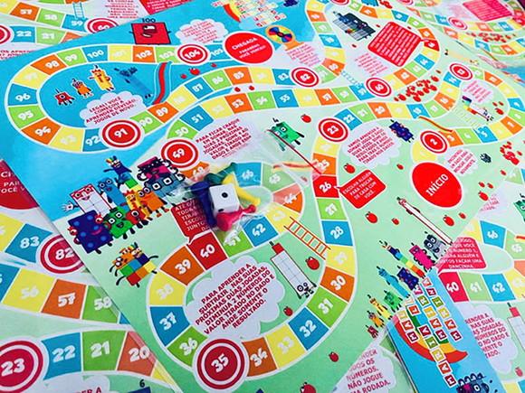 20 Jogo de Tabuleiro Festa Numberblocks