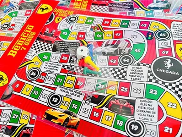 20 Lembrancinha Ferrari - Jogo de Tabuleiro