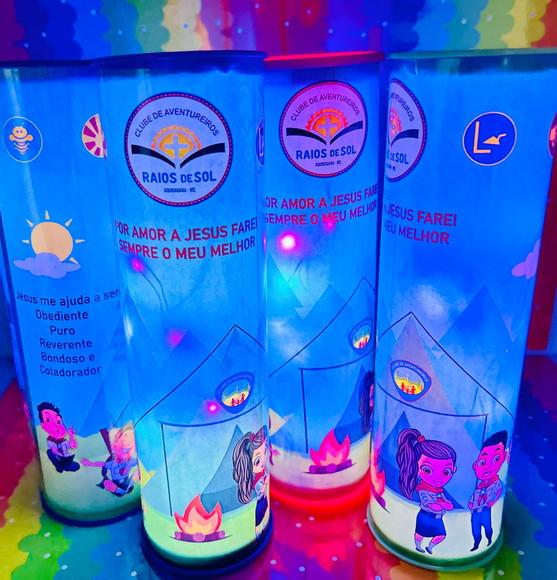 20 Luminárias de Led para Brindes - Clube dos Aventureiros