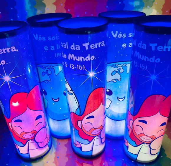 20 Luminárias de Led - Brindes Religiosos