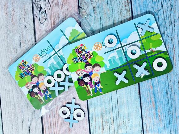 100 Jogo da Velha Personalizado Dia das Crianças