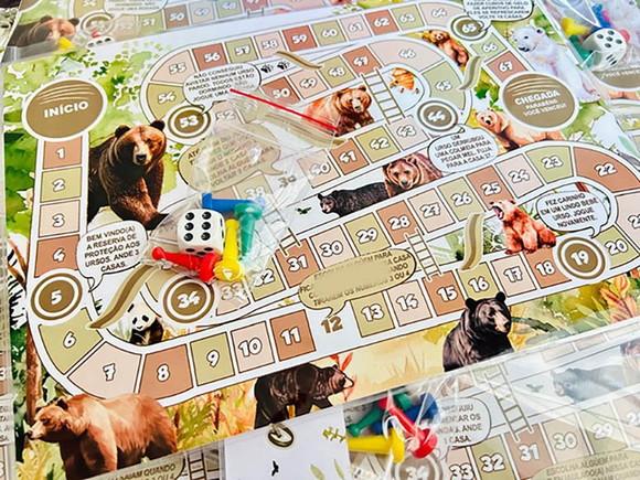 20 Jogo de Tabuleiro Ursos - Lembrancinha