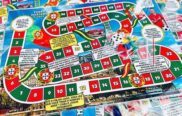 20 Jogo de Tabuleiro Portugal - Lembrancinha