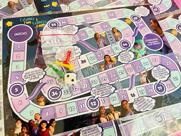 20 Jogo de Tabuleiro Wish - Lembrancinha