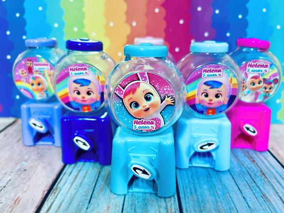 20 Mini Baleiro Candy Machine Cry Babies