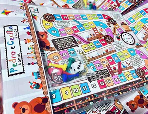 20 Jogo de Tabuleiro Fabrica de Brinquedos - Lembrancinha