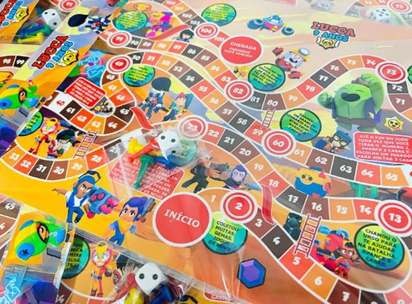 20 Jogo de Tabuleiro Festa Brawl Stars